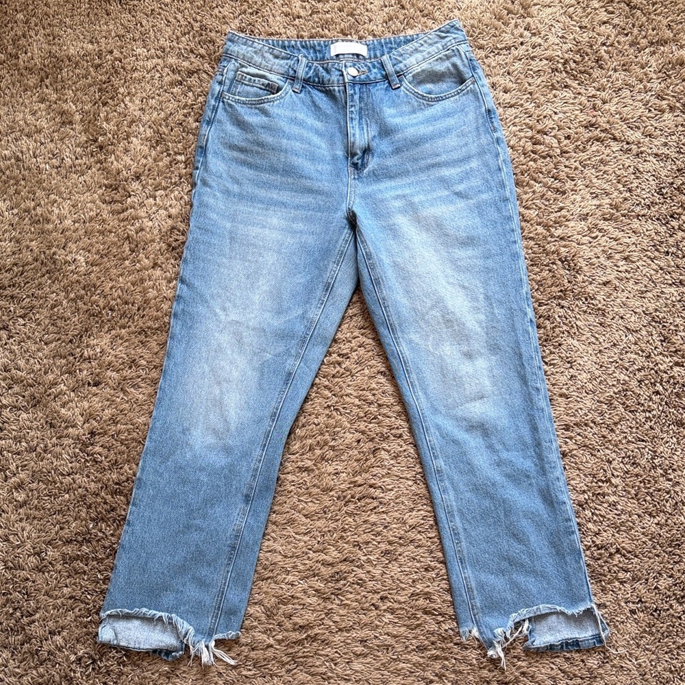 Classic Blue Straight Leg Jeans